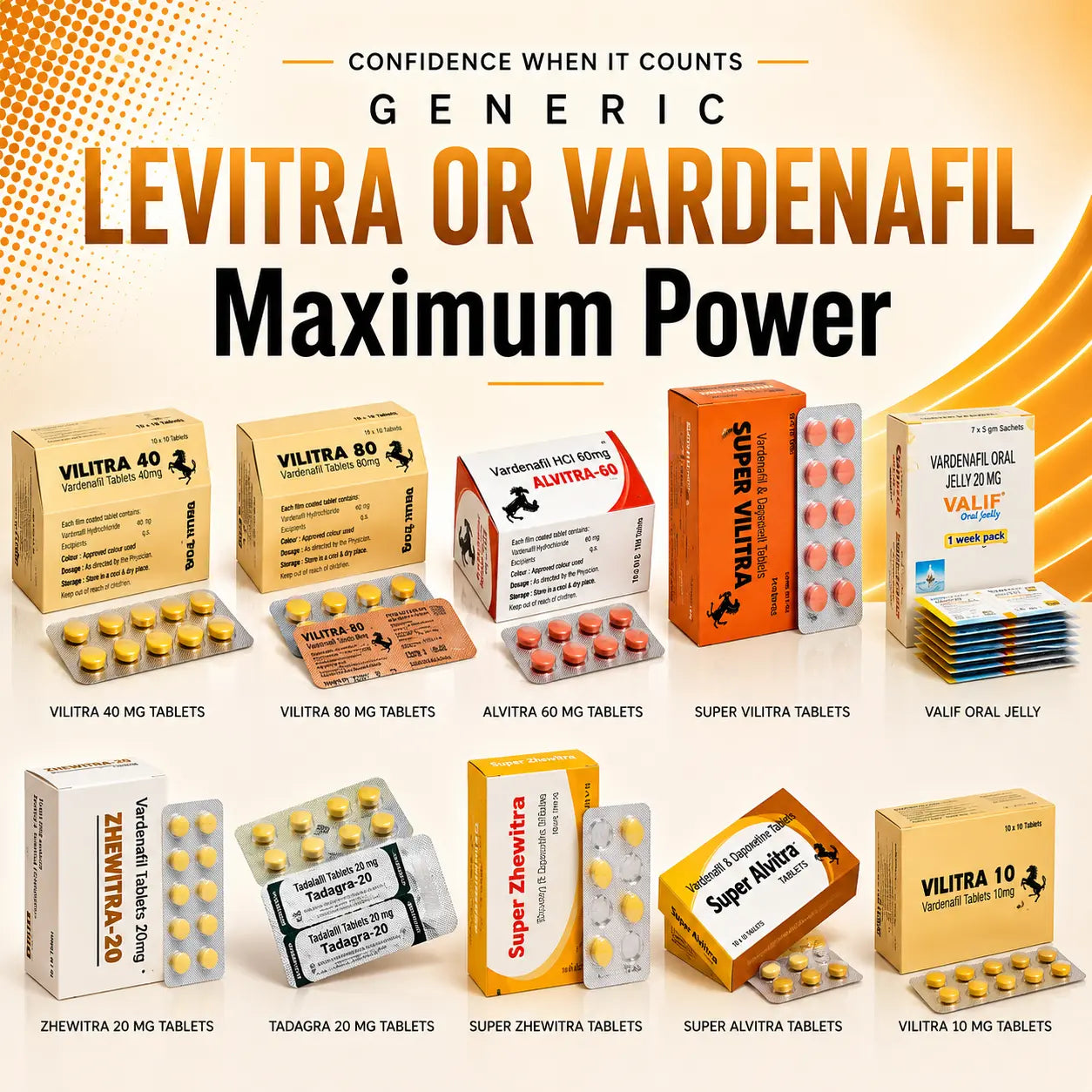 Generic Levitra or Vardenafil