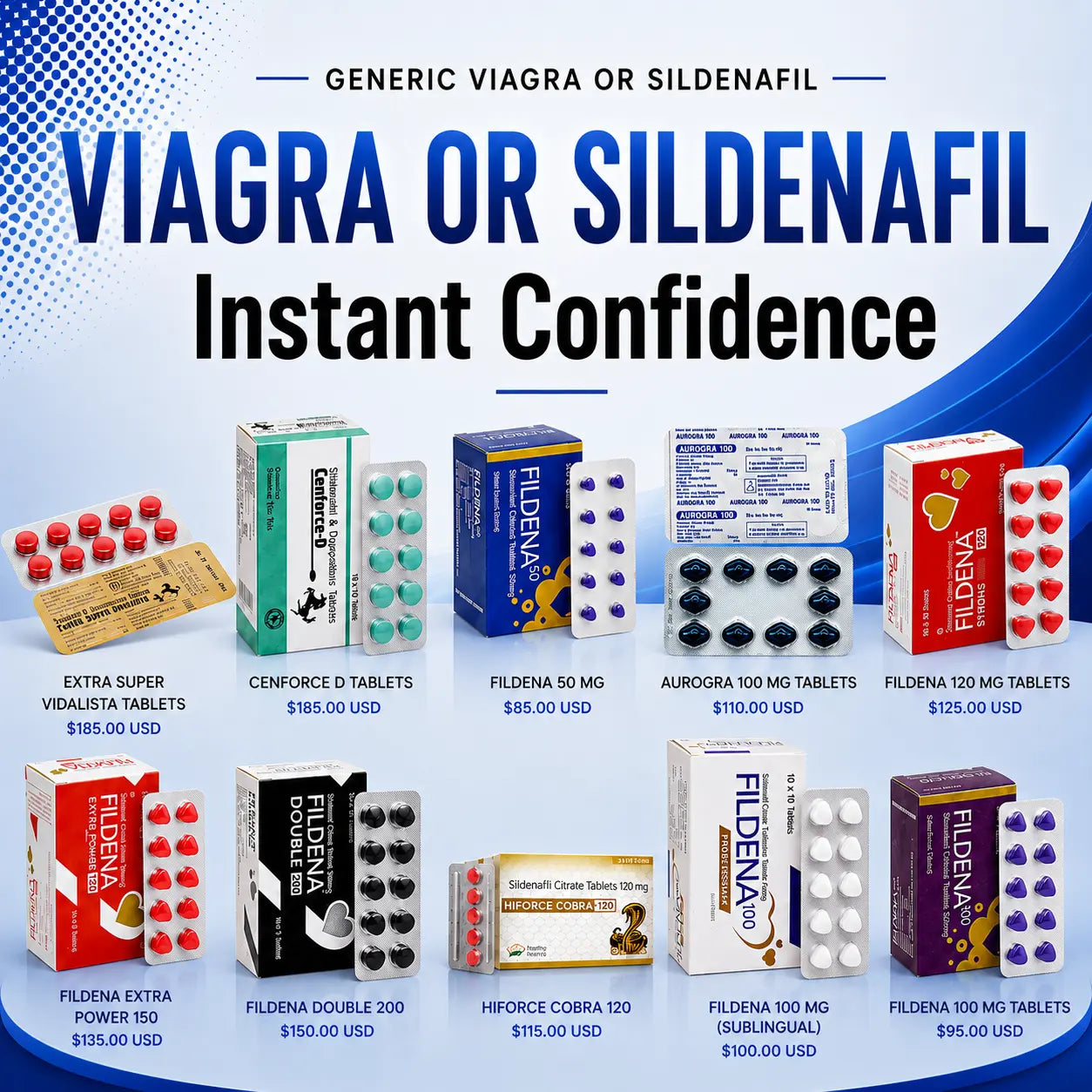 Generic Viagra or Sildenafil