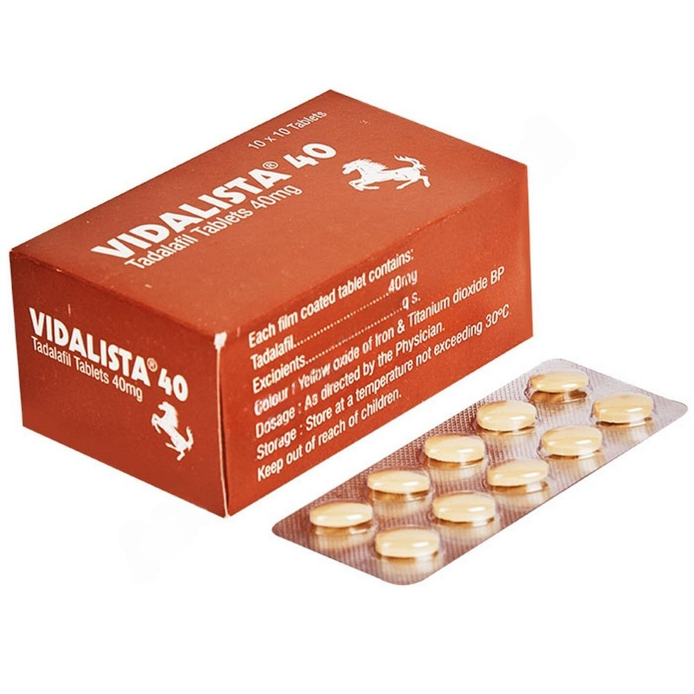 Vidalista 40 mg tablets