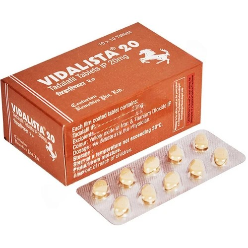 Vidalista 20 mg tablets