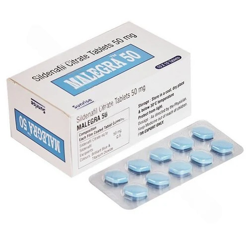 Malegra 50 mg tablets