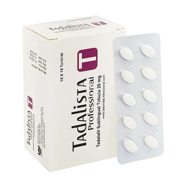 Tadalista professional 20 mg tablets